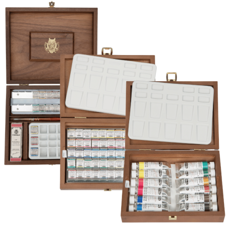 Kit Point De Croix DMC - Fleurs Aquarelle En Pots, Toile Aida 5,5 Pts/cm, Fil Coton, Aiguille, Instructions